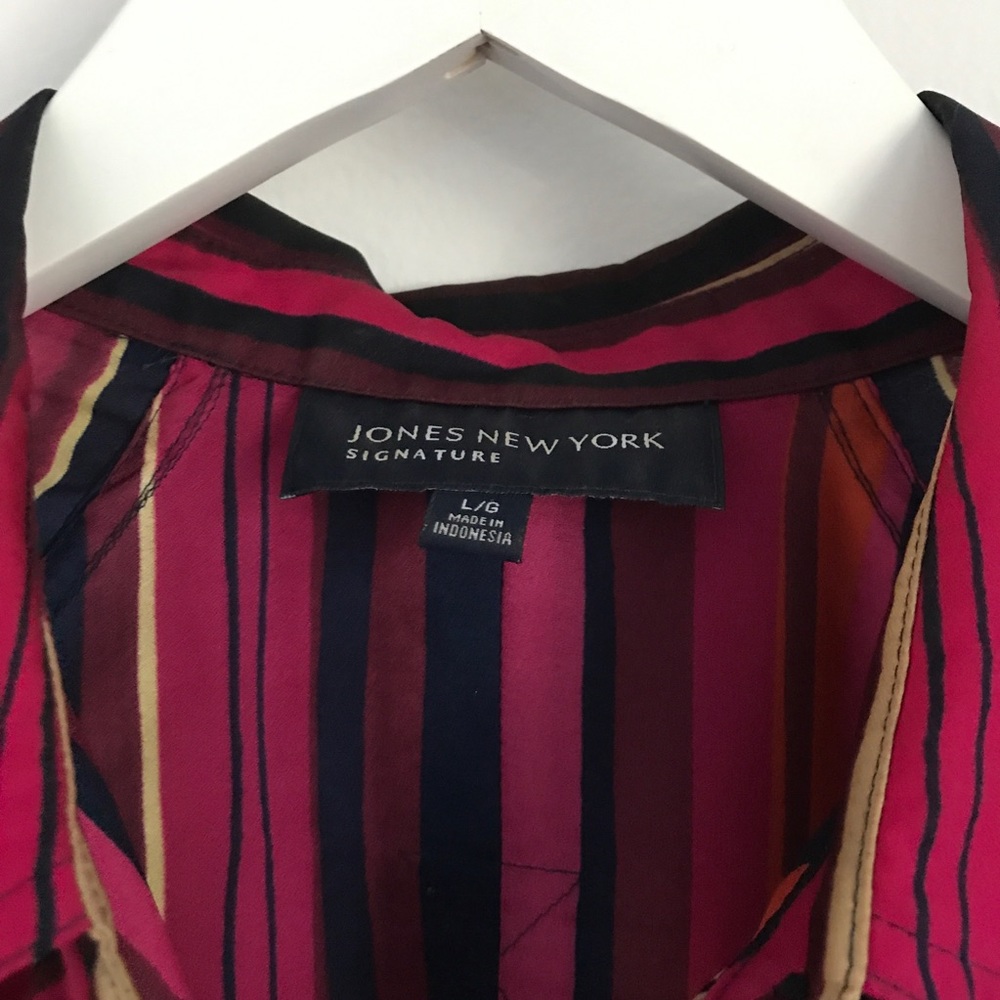 Striped Collared Shirt - Picture 3 of 6